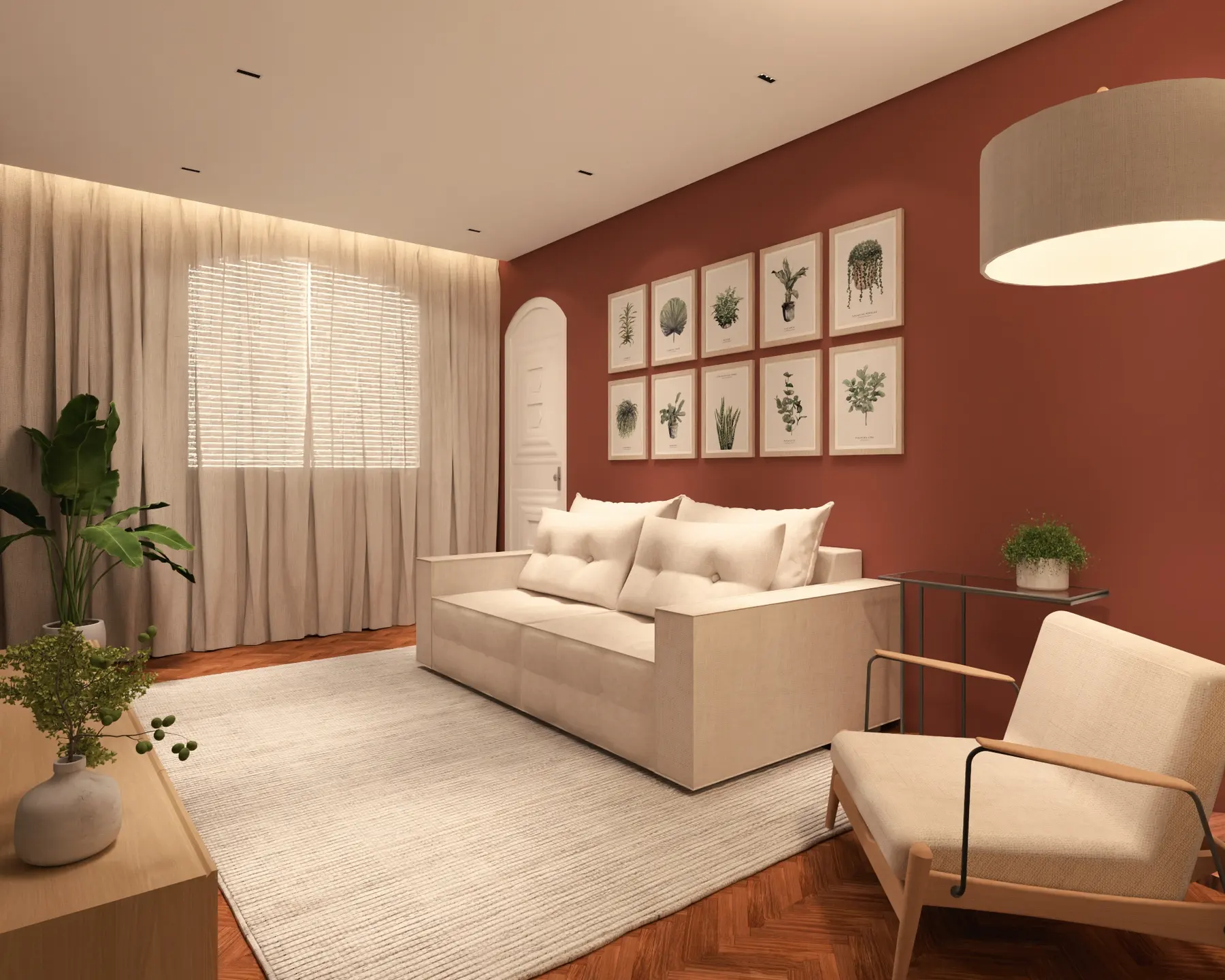 Sala tv · Casa Umuarama, interiores da Lares Arquitetura e Interiores em Uberlândia, MG