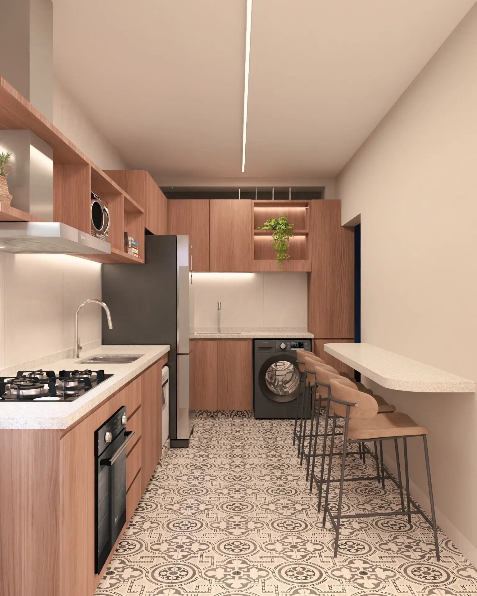 Cozinha · Casa Umuarama, interiores da Lares Arquitetura e Interiores em Uberlândia, MG