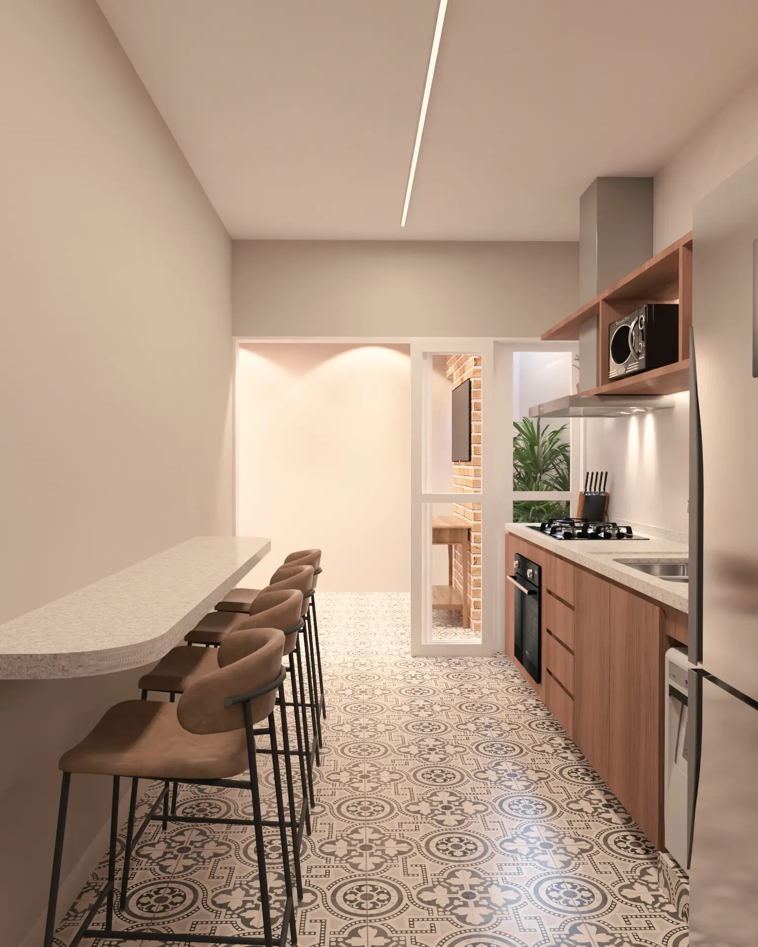 Cozinha · Casa Umuarama, interiores da Lares Arquitetura e Interiores em Uberlândia, MG