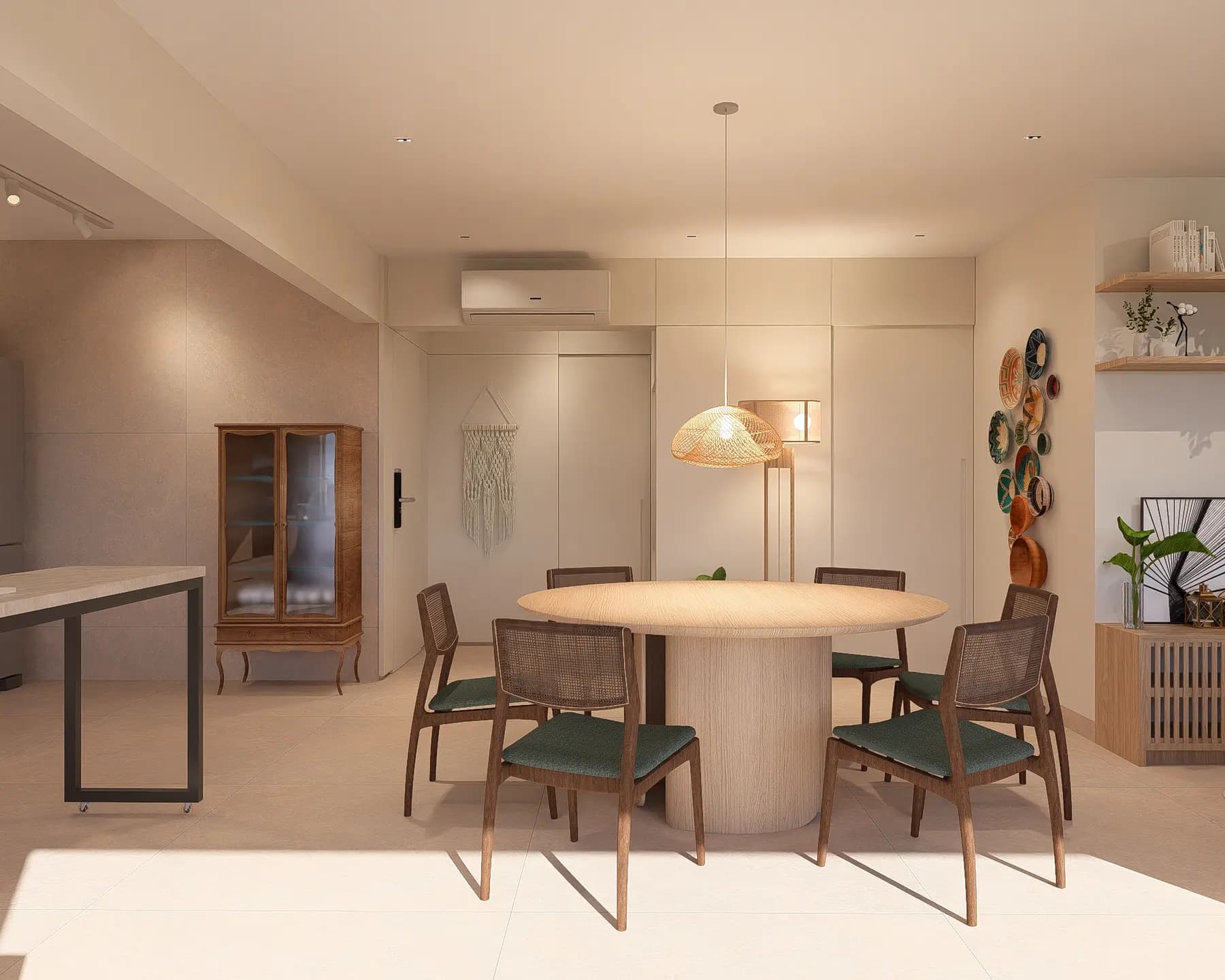 Sala · Apartamento Quinta da Praia, interiores da Lares Arquitetura e Interiores em Uberlândia, MG