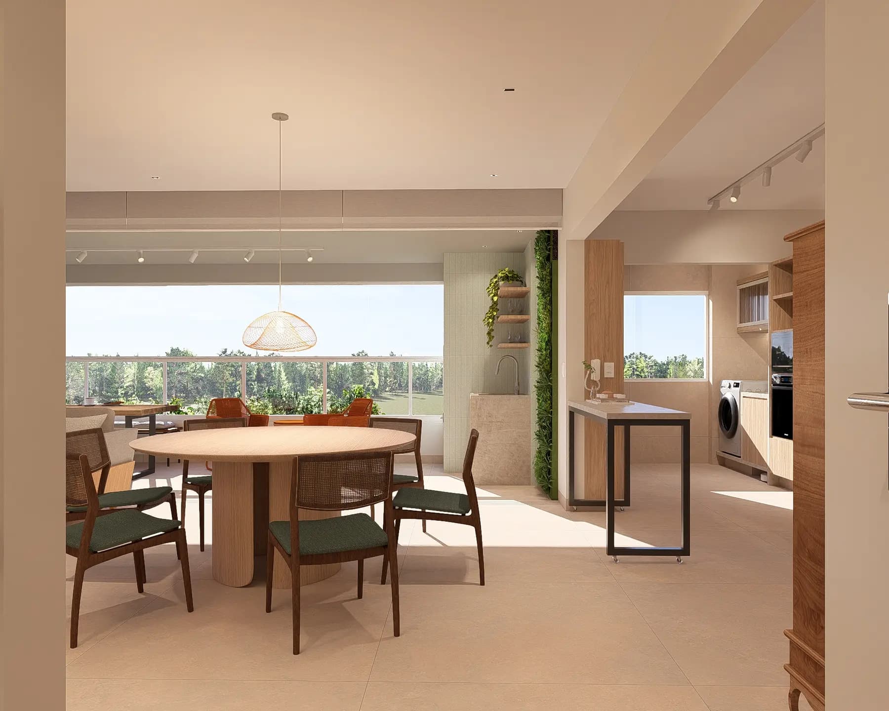 Sala · Apartamento Quinta da Praia, interiores da Lares Arquitetura e Interiores em Uberlândia, MG