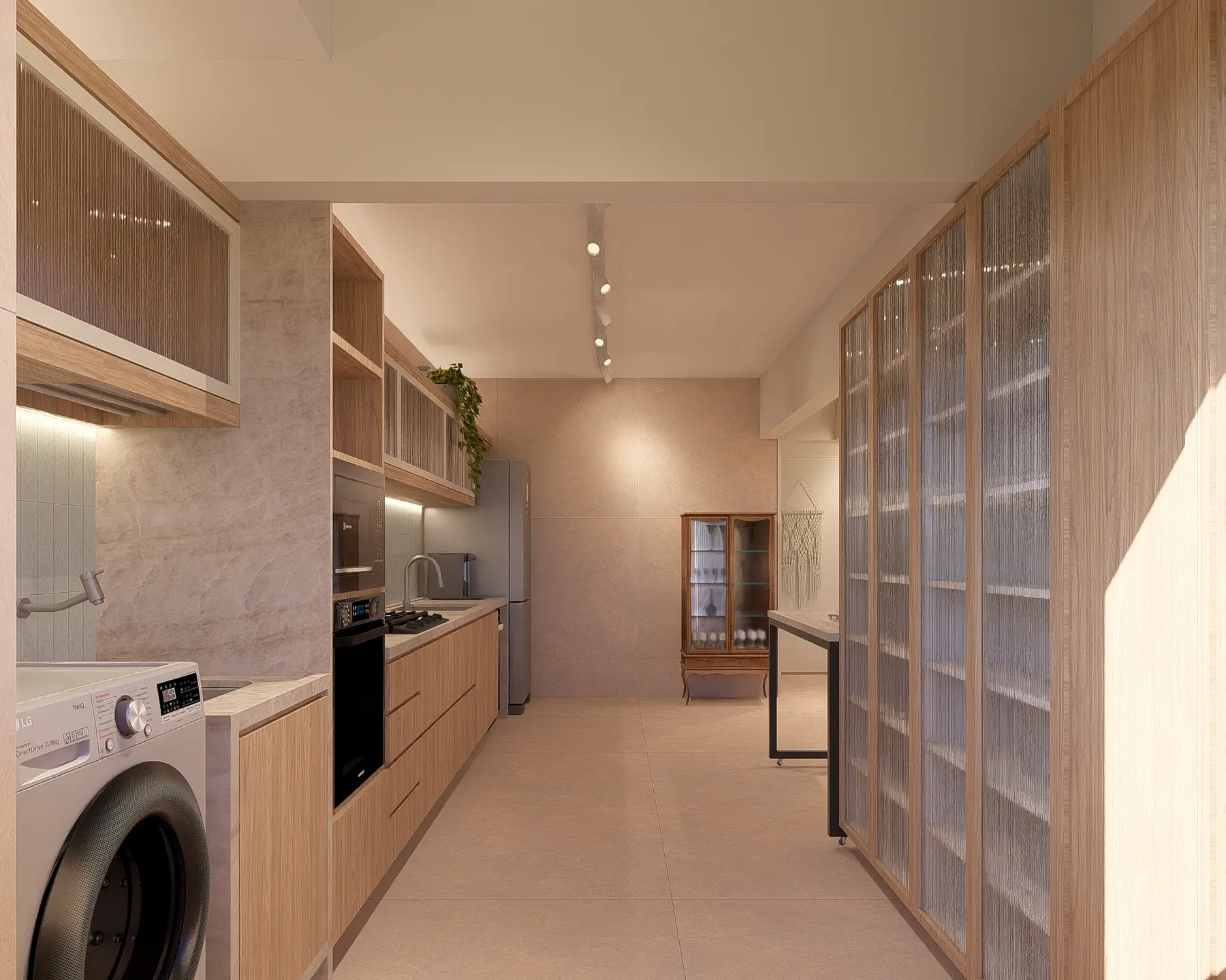 Sala · Apartamento Quinta da Praia, interiores da Lares Arquitetura e Interiores em Uberlândia, MG