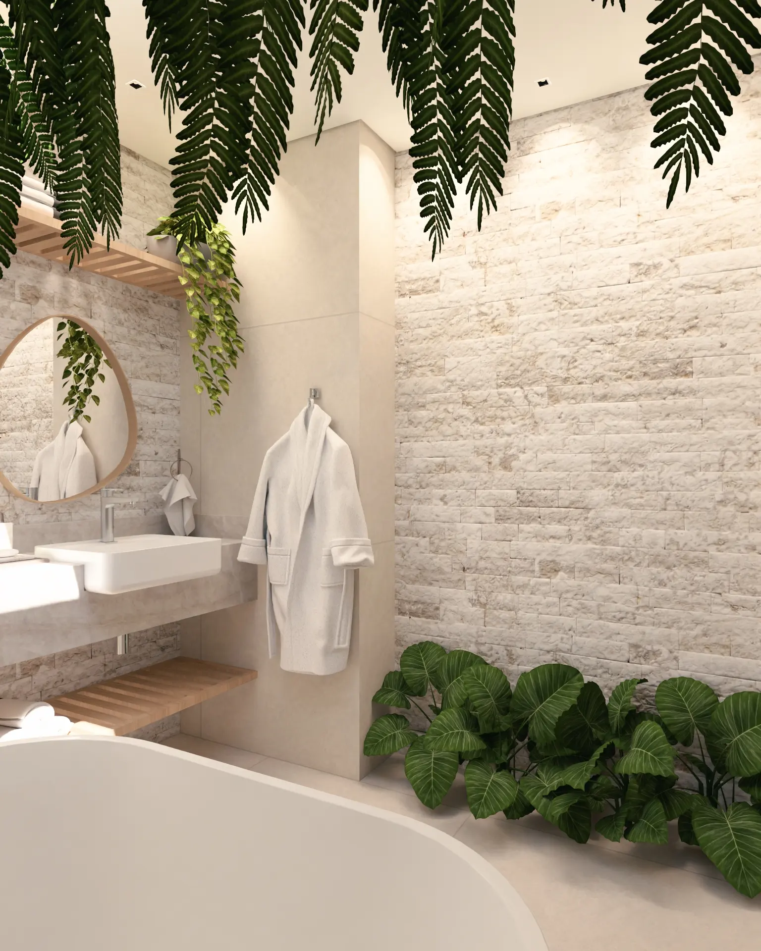 Spa de noivas · Salão de Beleza · Cidade Jardim, comercial da Lares Arquitetura e Interiores em Uberlândia, MG