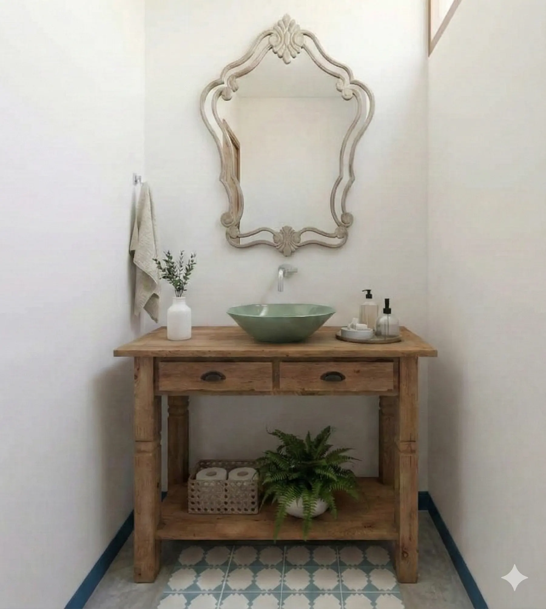 Sede lavabo · Sede na Serra, rural da Lares Arquitetura e Interiores em Minas Gerais