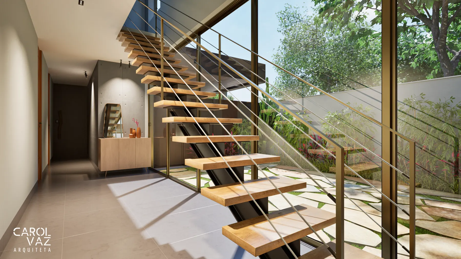 Sala · Casa Condomínio Varanda Sul, residencial da Lares Arquitetura e Interiores em Uberlândia, MG