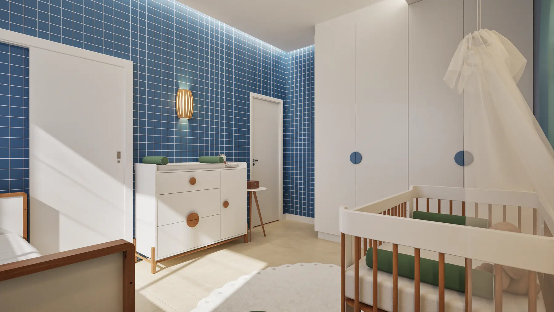 Quarto baby · Casa Condomínio Varanda Sul, residencial da Lares Arquitetura e Interiores em Uberlândia, MG