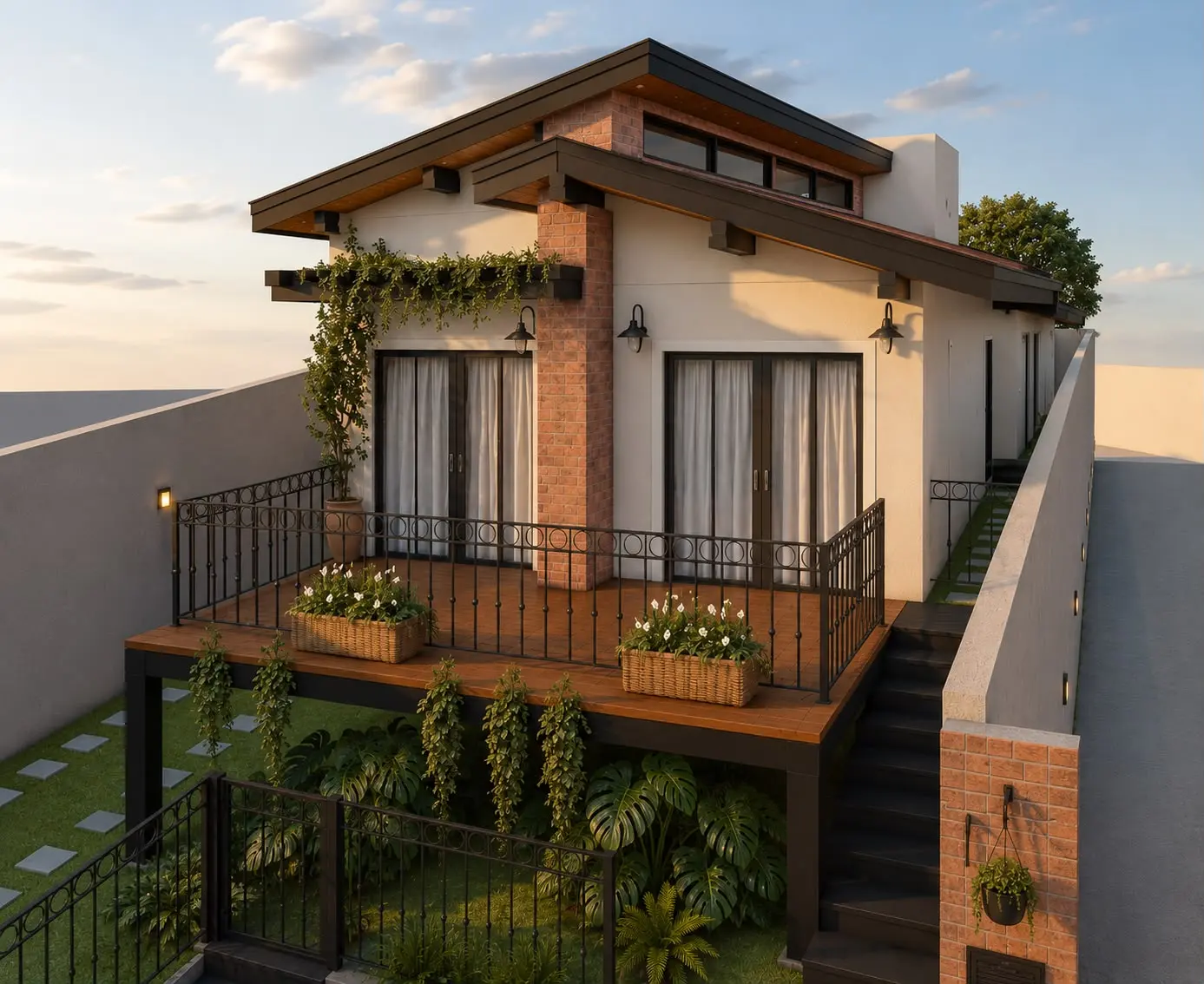 Casa Portal do Vale · Fachada, projeto da Lares Arquitetura e Interiores em Uberlândia, MG