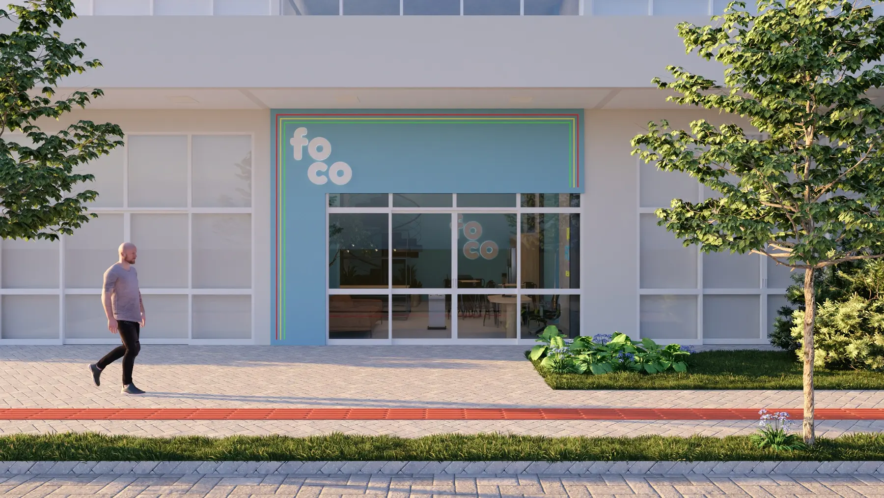 Foco Imobiliária · vista do projeto, projeto da Lares Arquitetura e Interiores em Uberlândia, MG